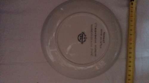 Hand painted ceramic plate of Stellenbosch museum